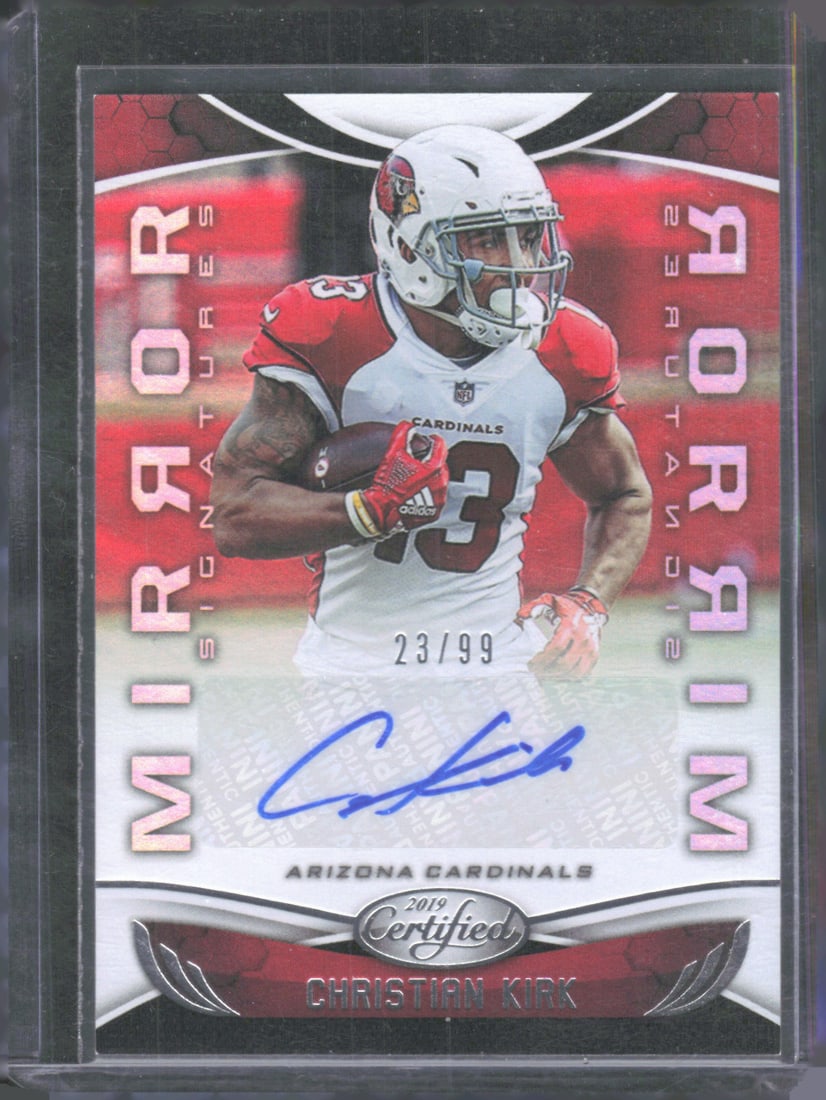 Christian Kirk Mirror Signatures /99 2019 Panini Certified #MI-CK (1 of 2)