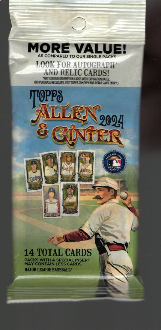 2024 Topps Allen & Ginter Baseball Hanger Value Pack (1 of 1)