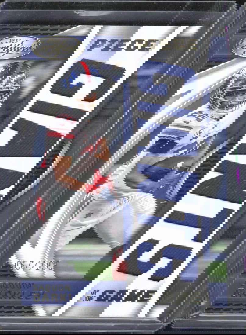 Saquon Barkley Pieces of the Game Patch /199 2023 Panini Certified #POG-45 (1 of 2)