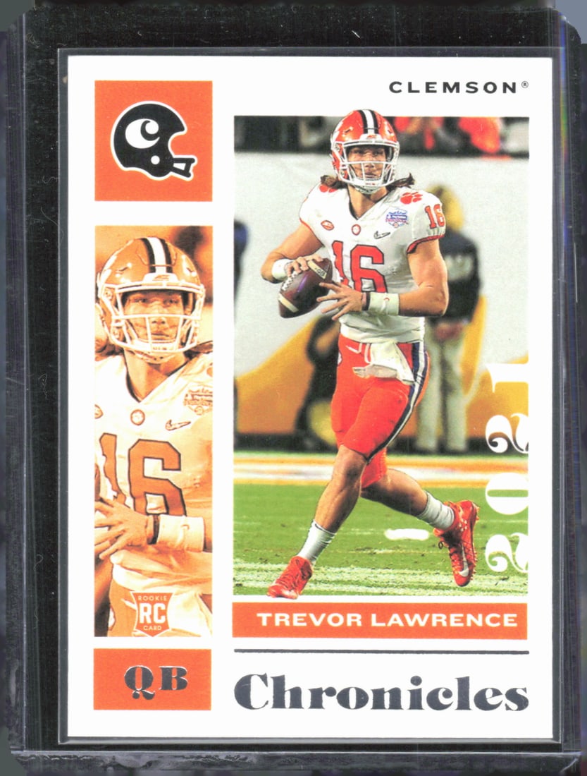 Trevor Lawrence RC 2021 Panini Chronicles Draft Picks  #1 (1 of 2)