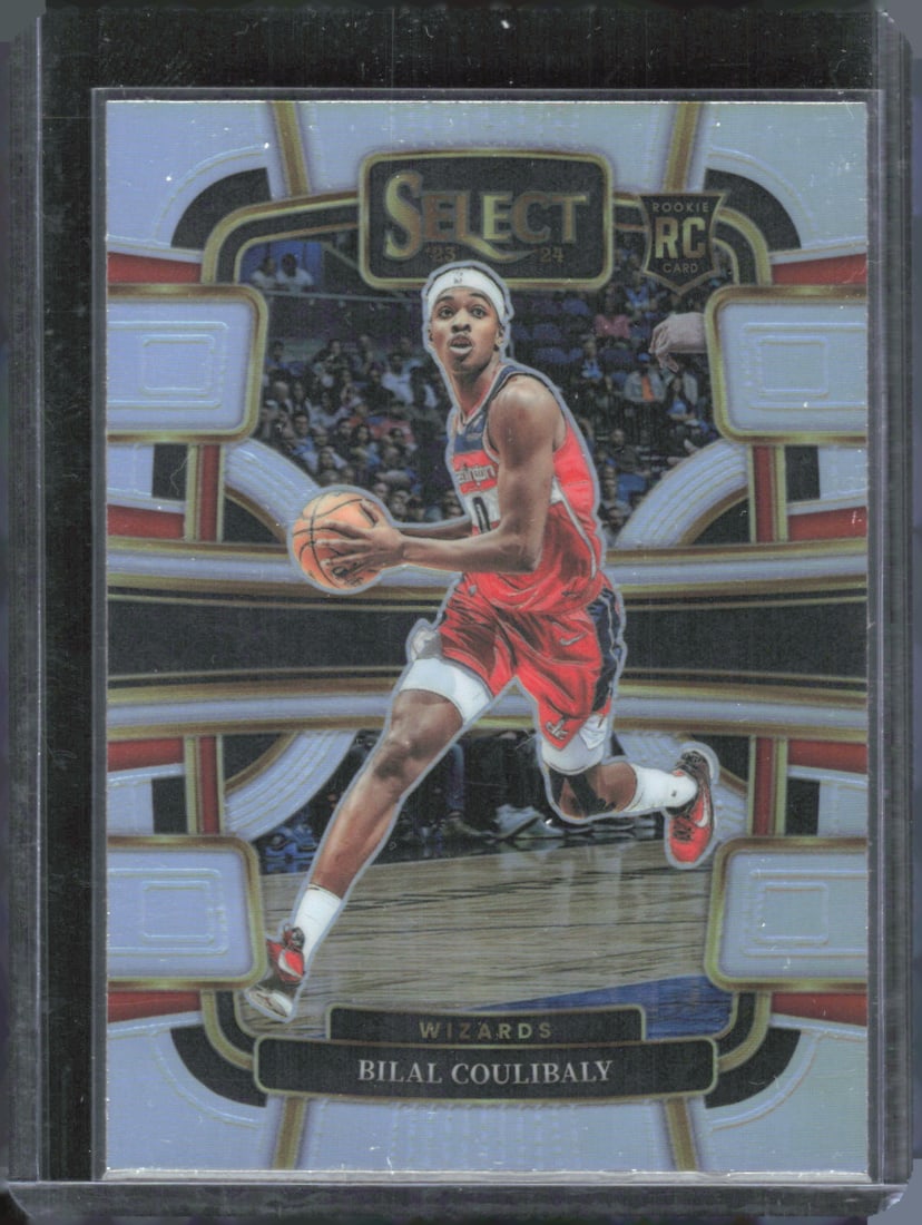 Bilal Coulibaly Silver Prizm Rookie Card 2023-24 Panini Select #97: Bilal Coulibaly Silver Prizm Rookie Card 2023-24 Panini Select #97