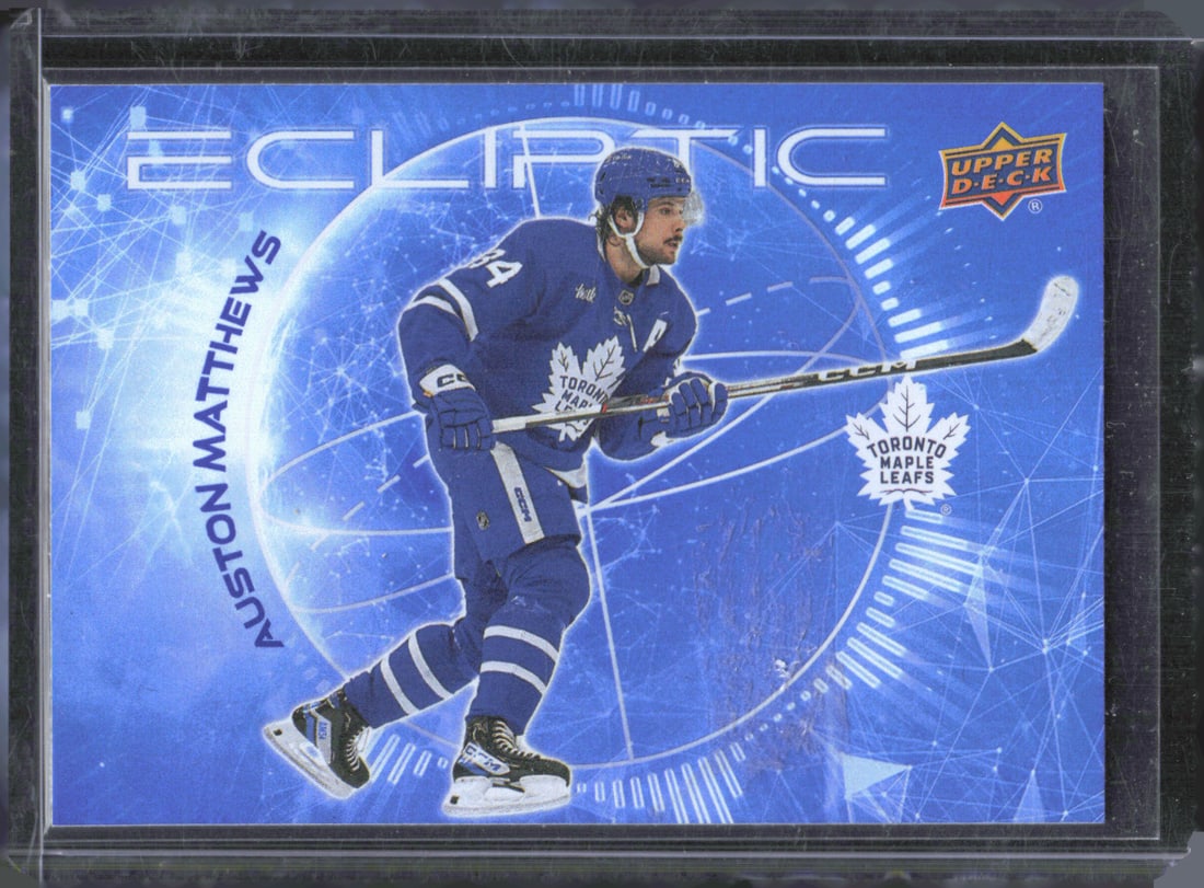 Auston Matthews Ecliptic 2023-24 Upper Deck Series 2 (1 of 2)