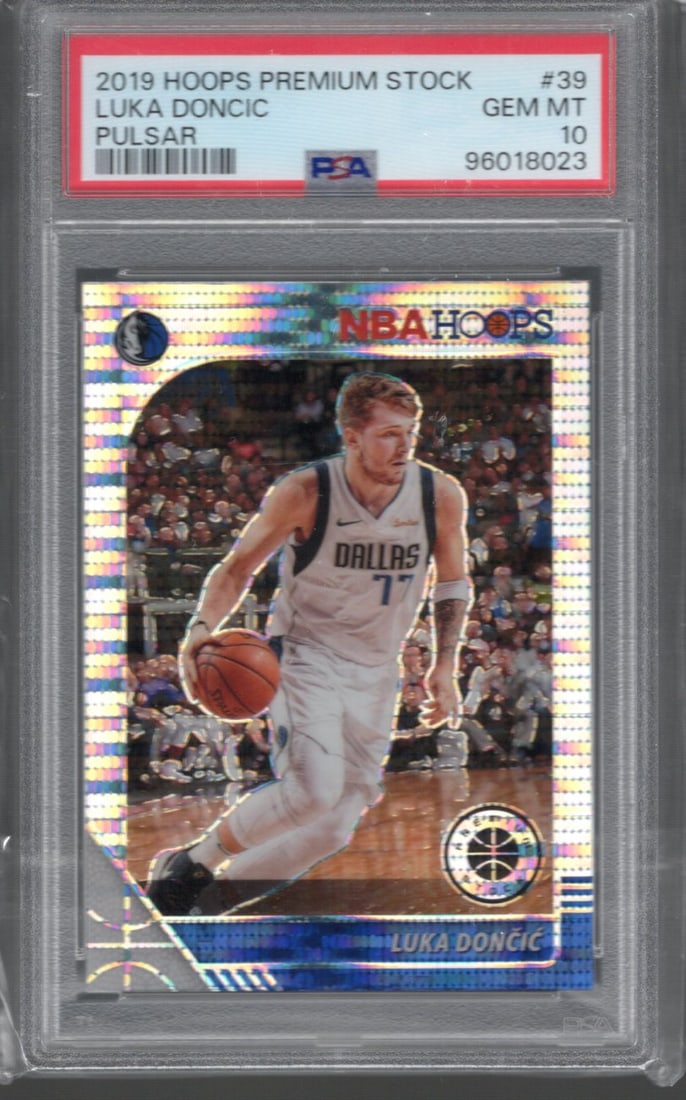 Luka Doncic Pulsar PSA 10 2019 Hoops Premium Stock (1 of 2)