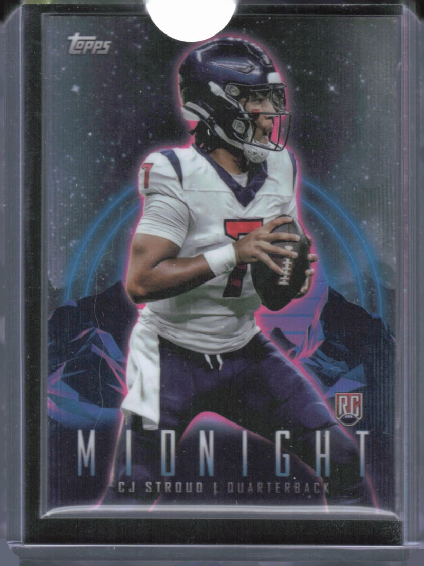 C.J. Stroud Rookie Card Midnight Refractor 2023-24 Topps Composite (1 of 2)