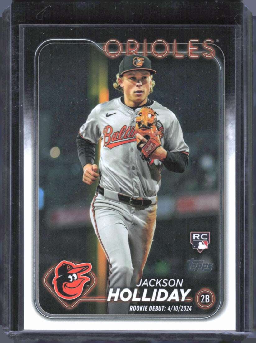Jackson Holiday Rookie Debut 2024 Topps Update Series #US978: Jackson Holiday Rookie Debut 2024 Topps Update Series #US978