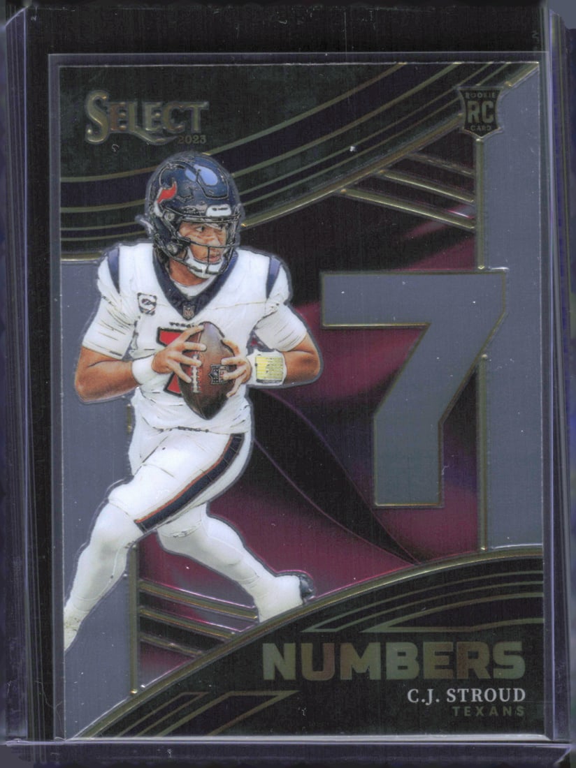 C.J. Stroud Numbers Rookie Card 2023-24 Panini Select #NMB-CST (1 of 2)