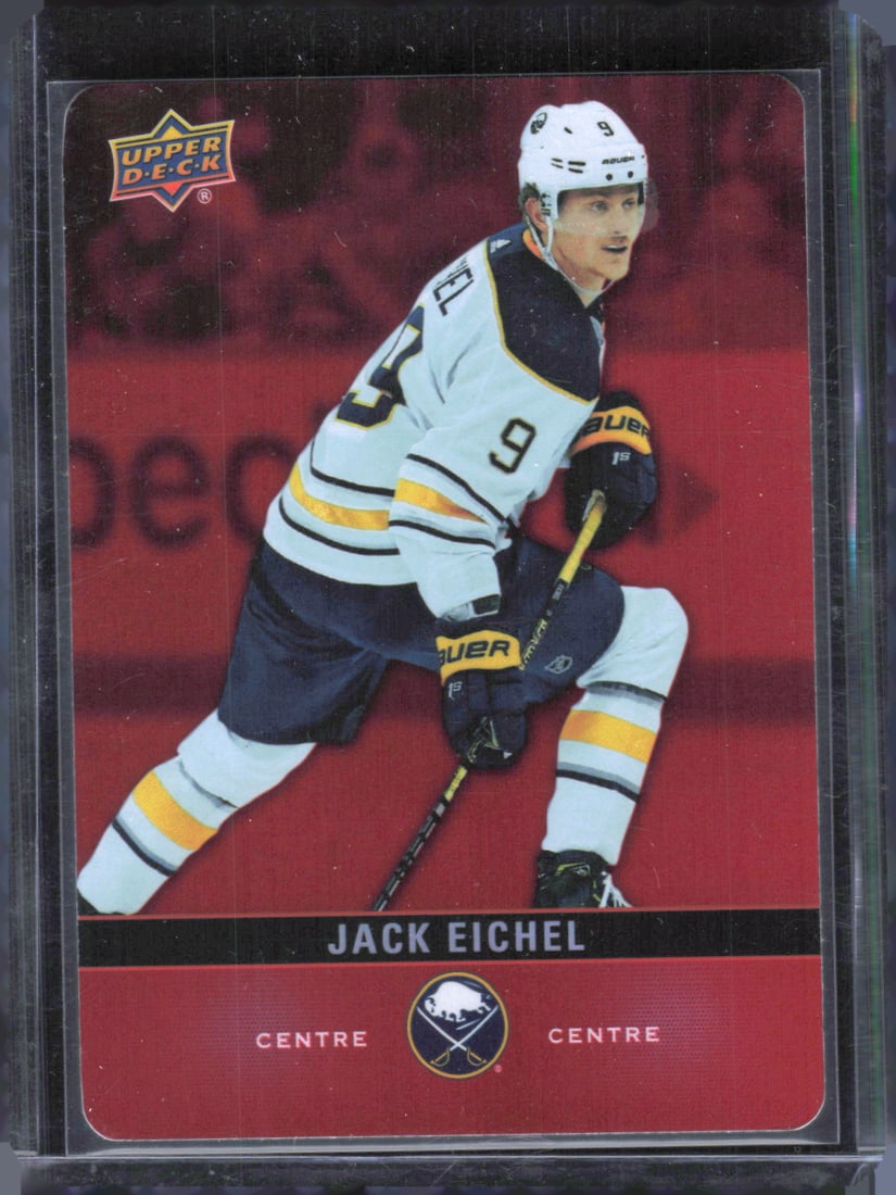 Jack Eichel Red Die Cut 2019-20 Upper Deck Tim Hortons Collector's Series #DC-3 (Multiple Language) (1 of 2)
