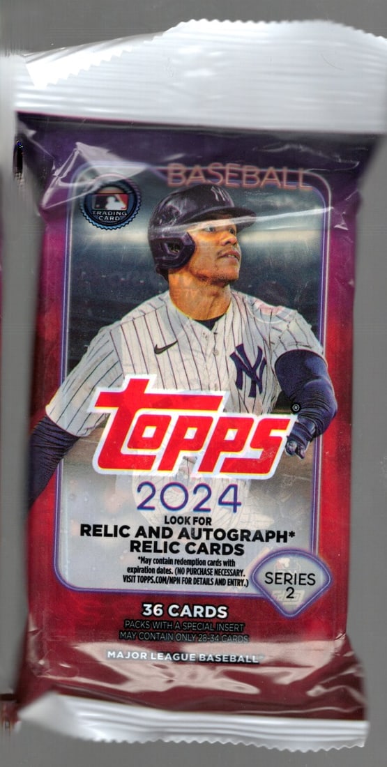 2024 Topps Series 2 Baseball Hanger Value Fat Pack - Elly De La Cruz RC (1 of 1)