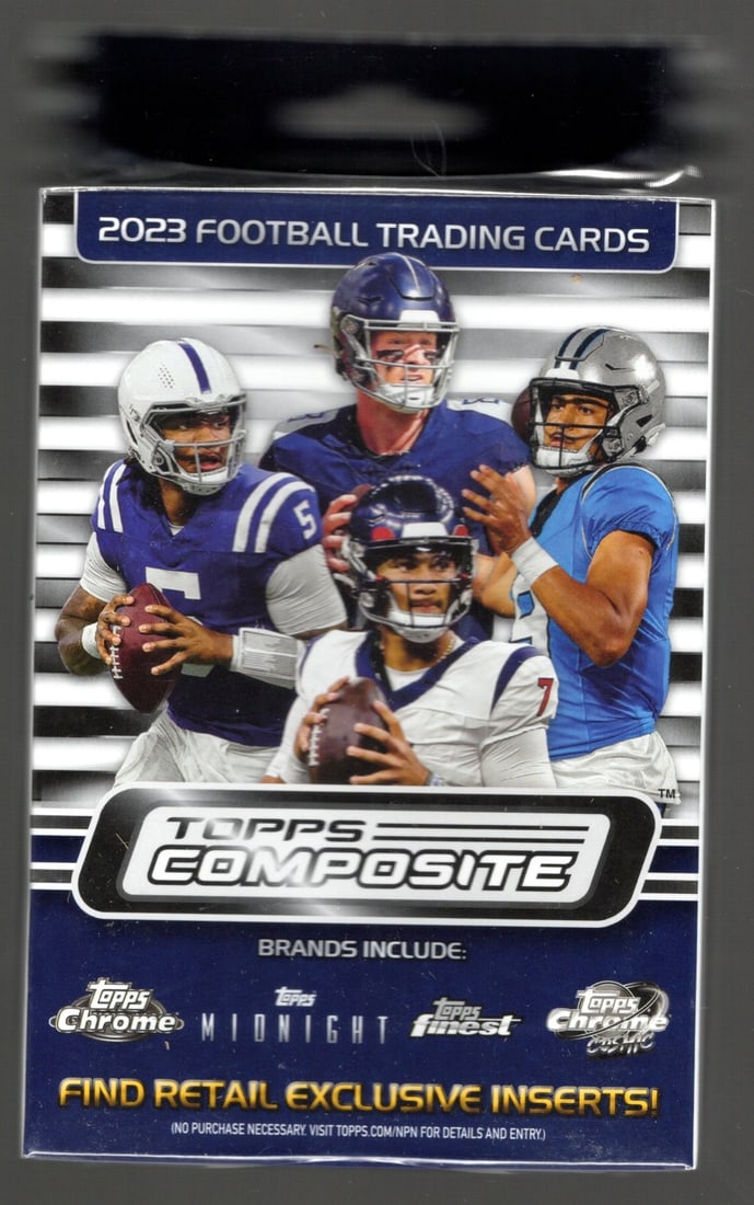 2023-24 Topps Composite Football Hanger Box - C.J. Stroud - Refractors - Bijan Robinson: Earl Campbell Refractor Topps Heritage 2023-24 Topps Composite #358