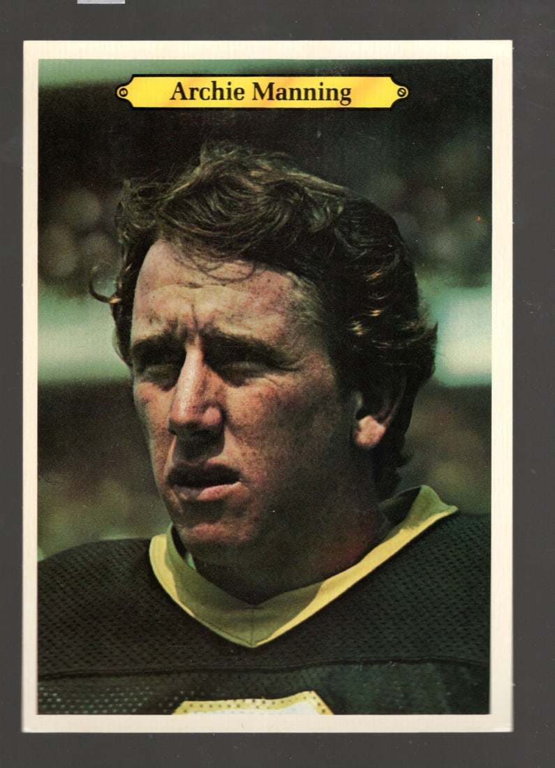 Archie Manning 1980 Topps Photo Card #3 of 30 (1 of 2)