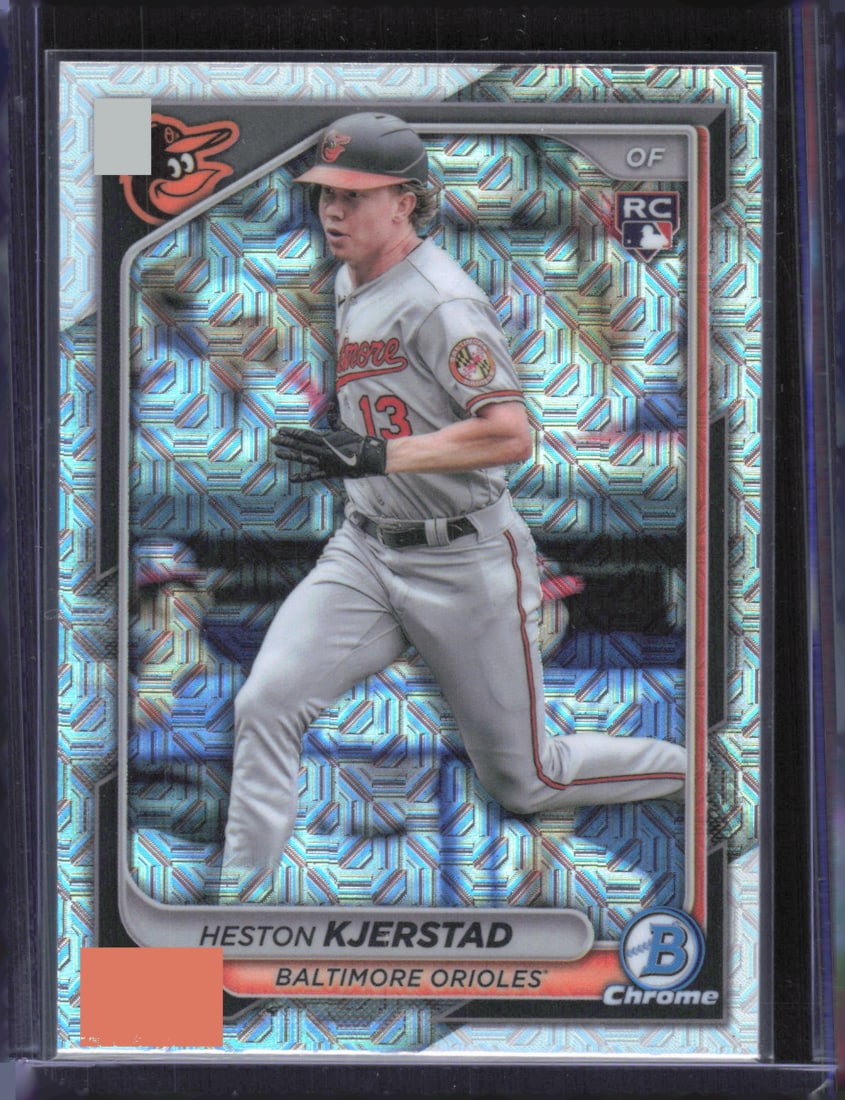 Heston Kjerstad Rookie Card Mojo Refractor 2024 Bowman Chrome #44 (1 of 2)