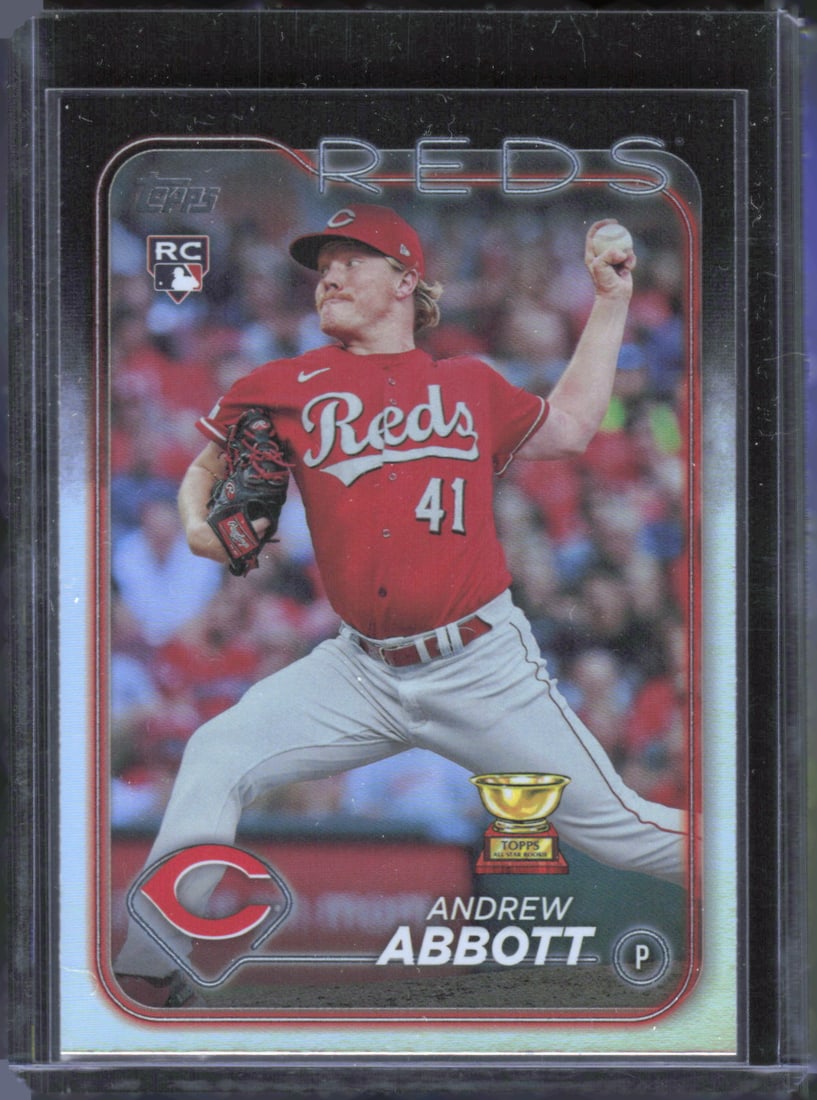 Andrew Abbott Refractor Rookie Card All-Star Rookie Cup 2024 Topps Chrome #214 (1 of 2)