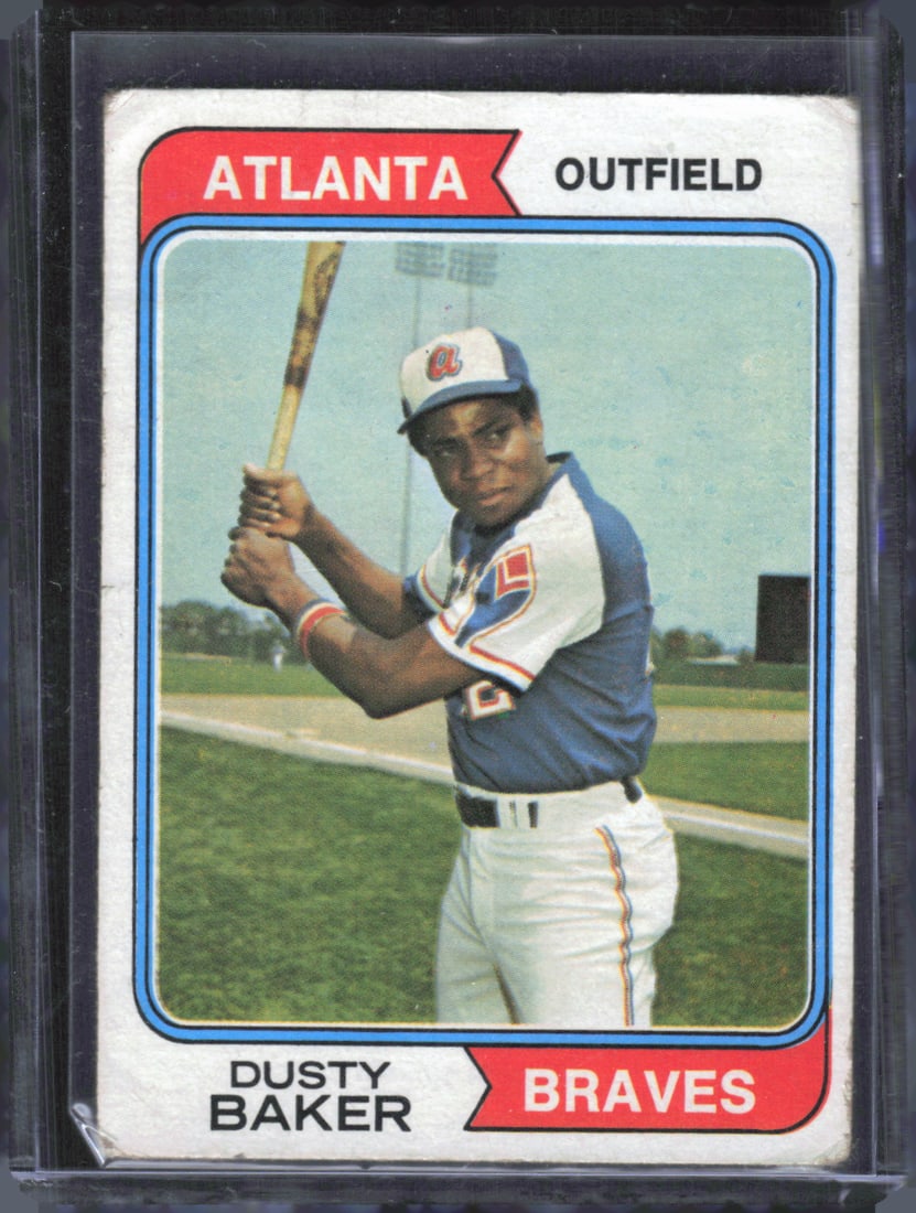 Dusty Baker 1974 Topps #320 Vintage Baseball Card (1 of 2)