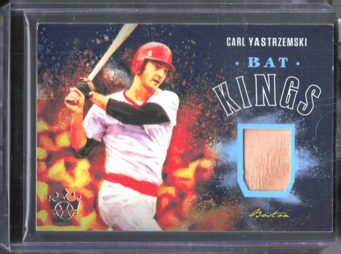 Carl Yastrzemski Bat Kings Game Used Patch 2020 Panini Diamond Kings #BK-CY (1 of 2)