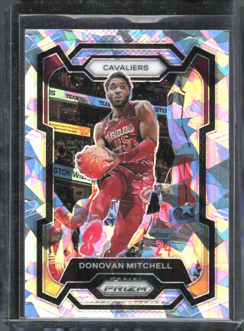 Donovan Mitchell Cracked Ice Prizm 2023-24 Panini Prizm #43 (1 of 2)