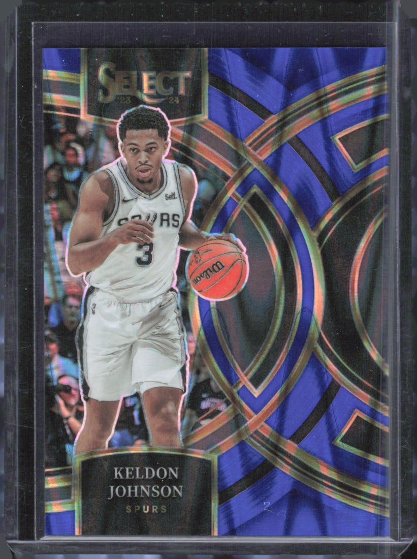 Keldon Johnson #83/99 Tectonic Wave Prizm 2023-24 Panini Select #140 (1 of 2)