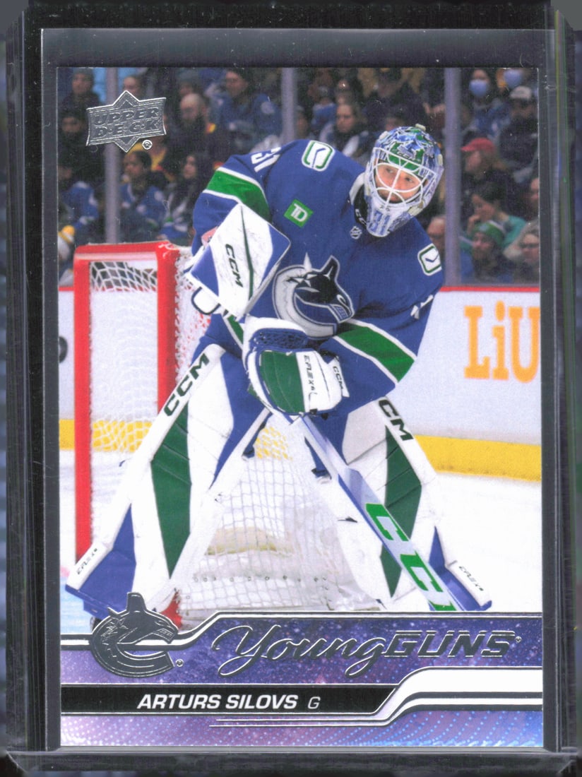 Arturs Silovs Young Guns Rookie Card 2023-24 Upper Series 2 #485 (1 of 2)