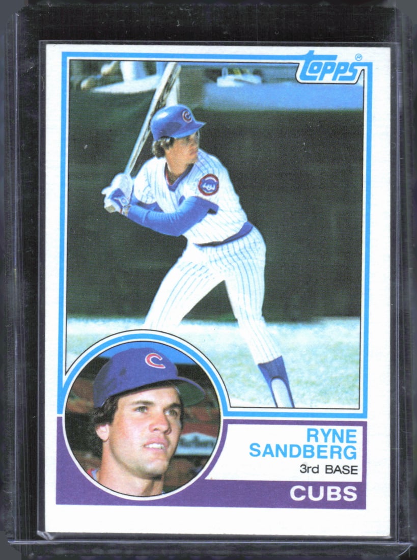 Ryne Sandberg Rookie Card 1983 Topps #83 in Fantastic Condition - Vintage Baseball Card (1 of 2)