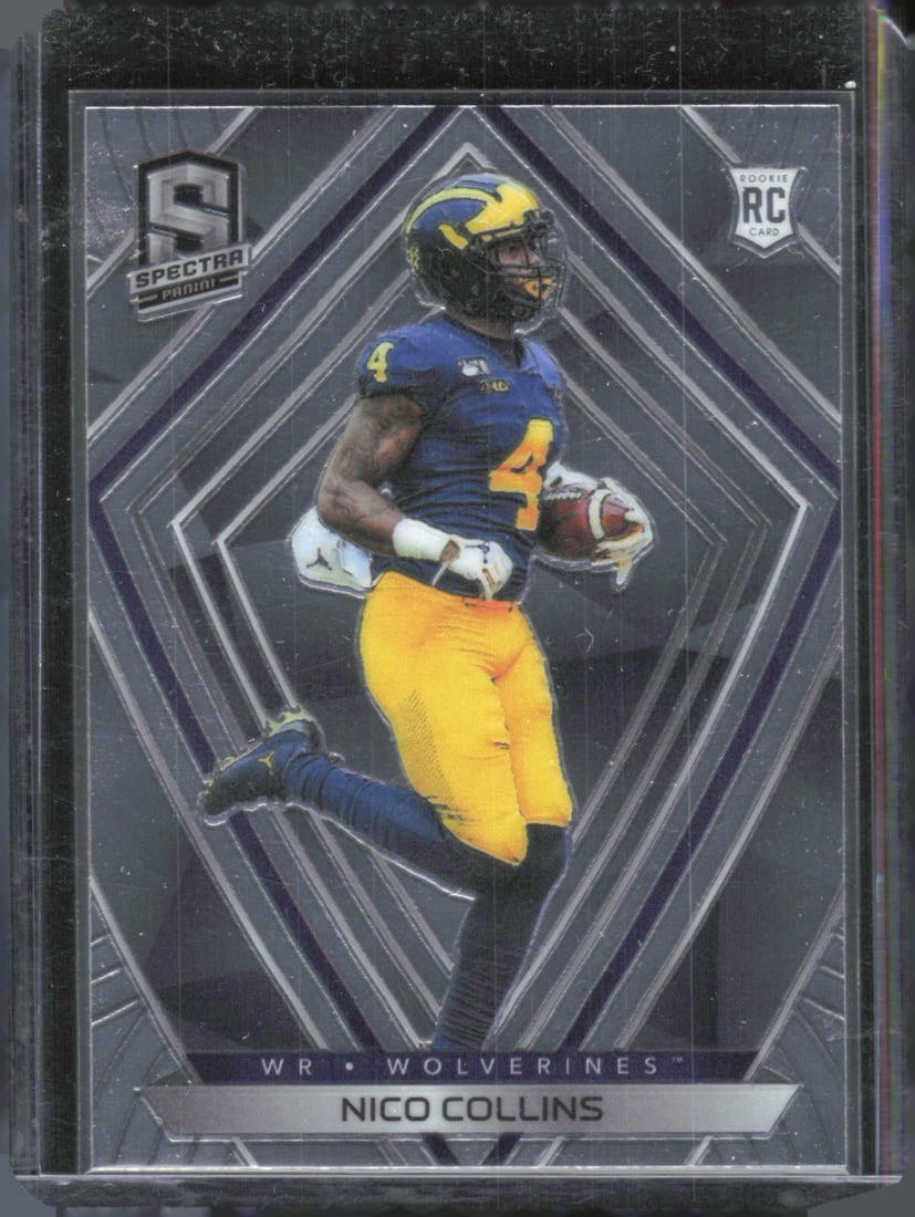 Nico Collins RC 2021 Panini Chronicles Spectra Draft Picks #299 (1 of 2)