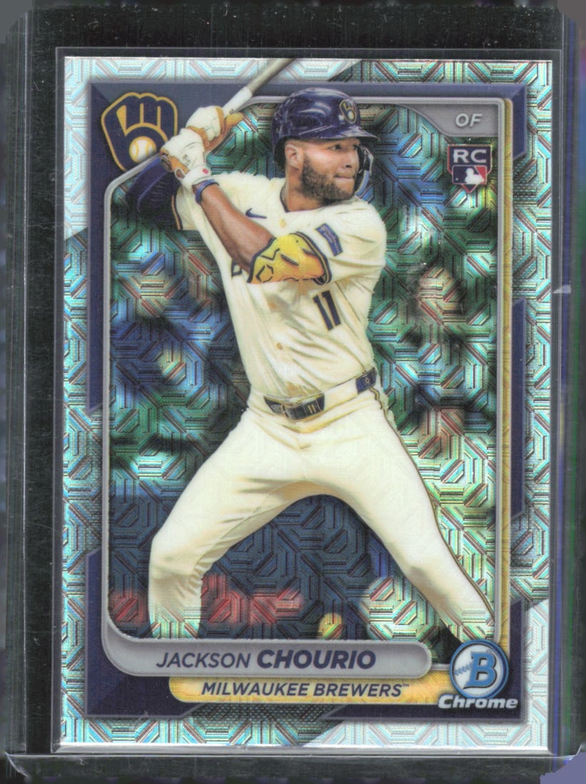Jackson Chourio Mega Box Mojo RC 2024 Bowman Chrome #69: Jackson Chourio Mega Box Mojo RC 2024 Bowman Chrome #69