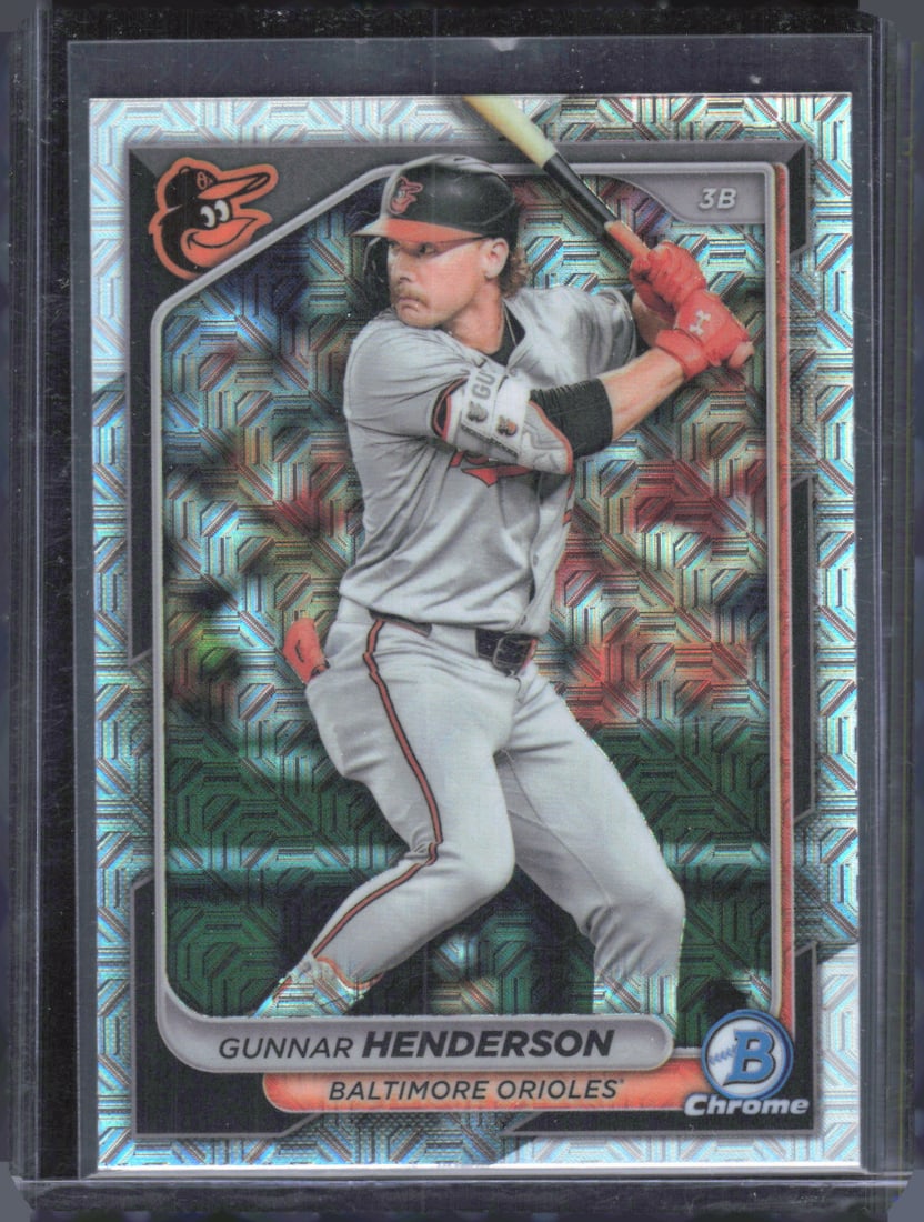 Gunnar Henderson & Bobby Witt, Jr Mega Box Mojo 2024 Bowman Chrome (1 of 4)