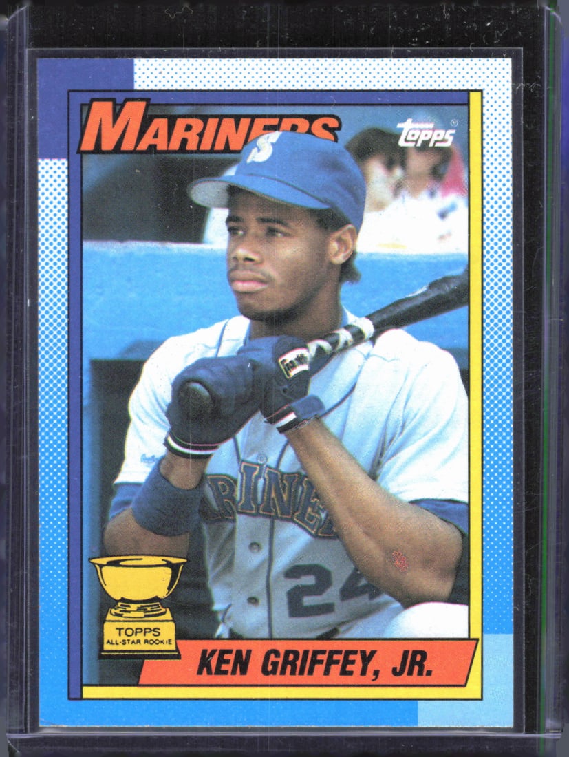 Ken Griffey Jr RC 1990 Topps All Star Rookie Cup (Bloody Scar Card) 1990 Toppps #336 (1 of 2)