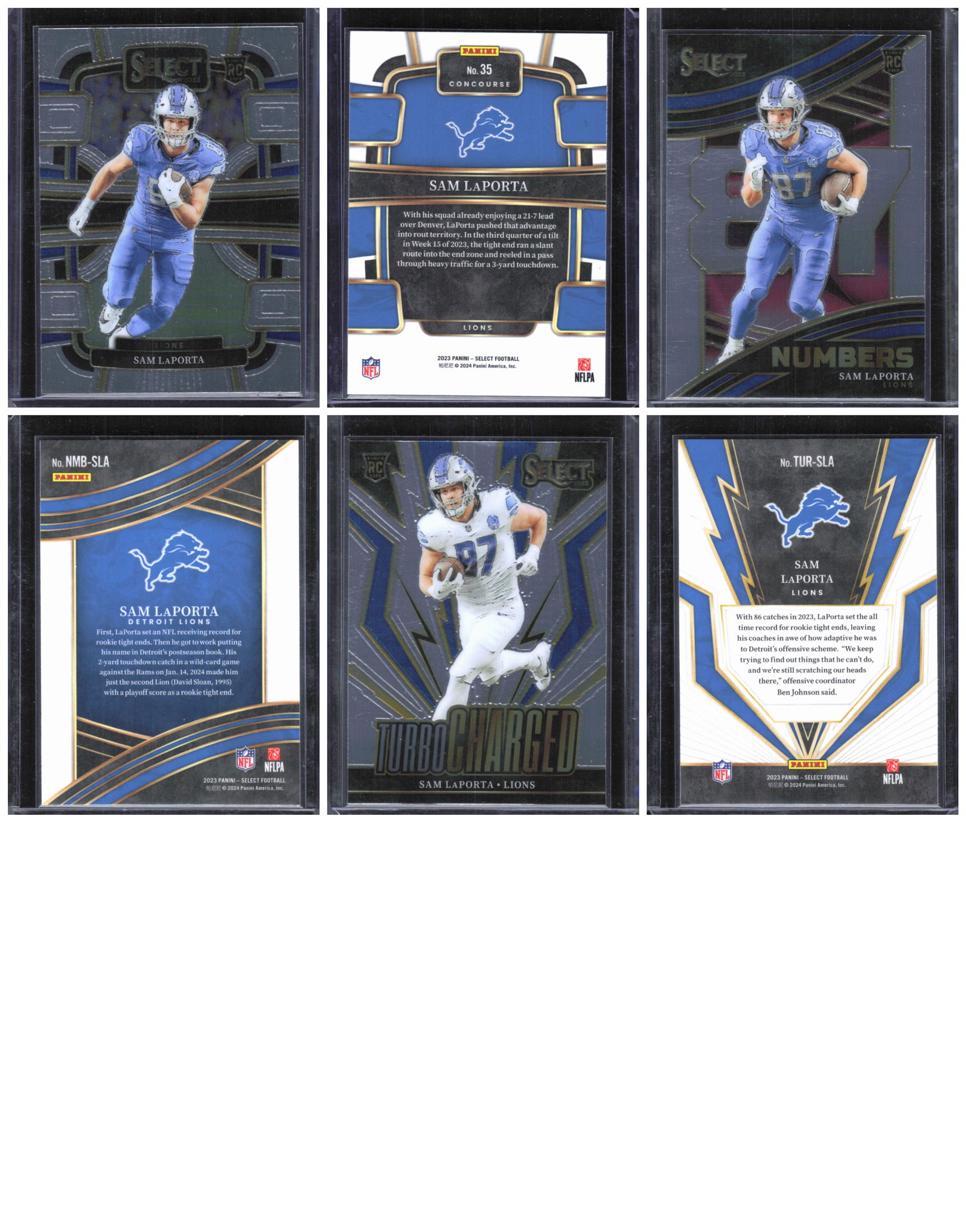 3 Count: Sam LaPorta Rookie Cards Inserts & Base (1 of 1)