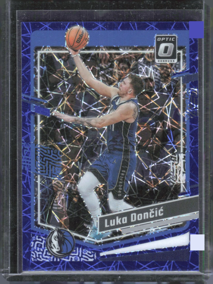 2023-24 Donruss Optic #67 Luka Doncic Blue Velocity (1 of 2)