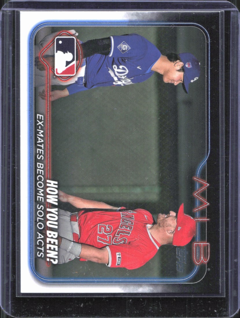 2024 Topps Update #US76 How You Been? Shohei Ohtani/Mike Trout: 2024 Topps Update #US76 How You Been? Shohei Ohtani/Mike Trout