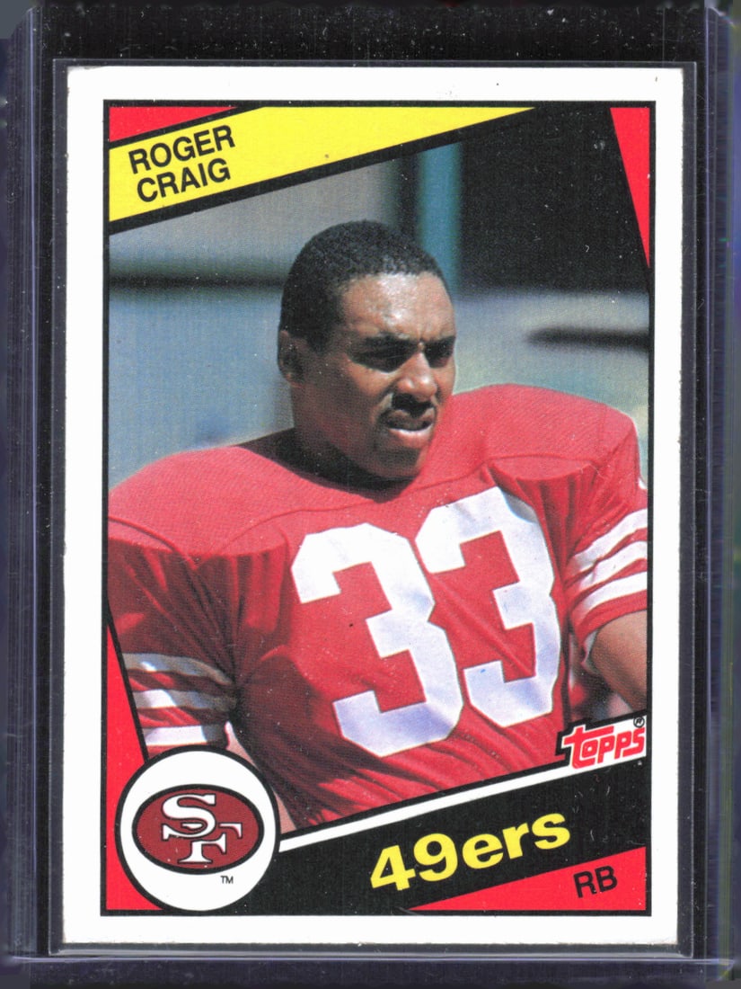 1984 Topps #353 Roger Craig ROOKIE CARD (1 of 2)