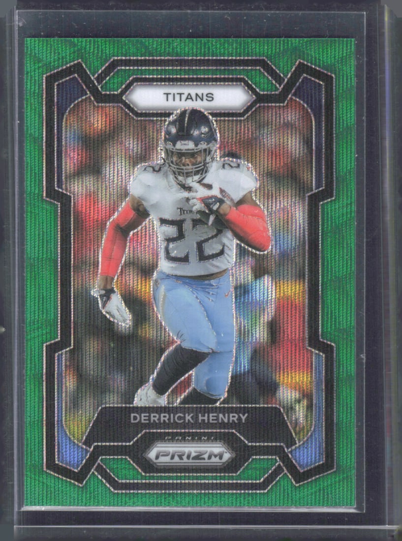 2023 Panini Prizm #284 Derrick Henry Green Wave (1 of 2)