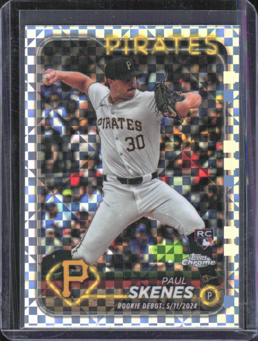 2024 Topps Chrome Update #USC27 Paul Skenes X-Fractors: 2024 Topps Chrome Update #USC27 Paul Skenes X-Fractors