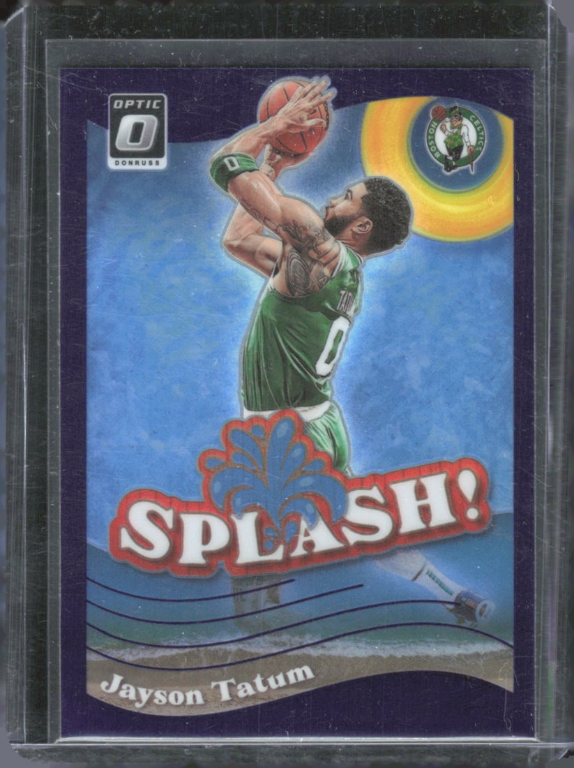 2023-24 Donruss Optic #3 Jayson Tatum Splash Purple Prizm (1 of 2)