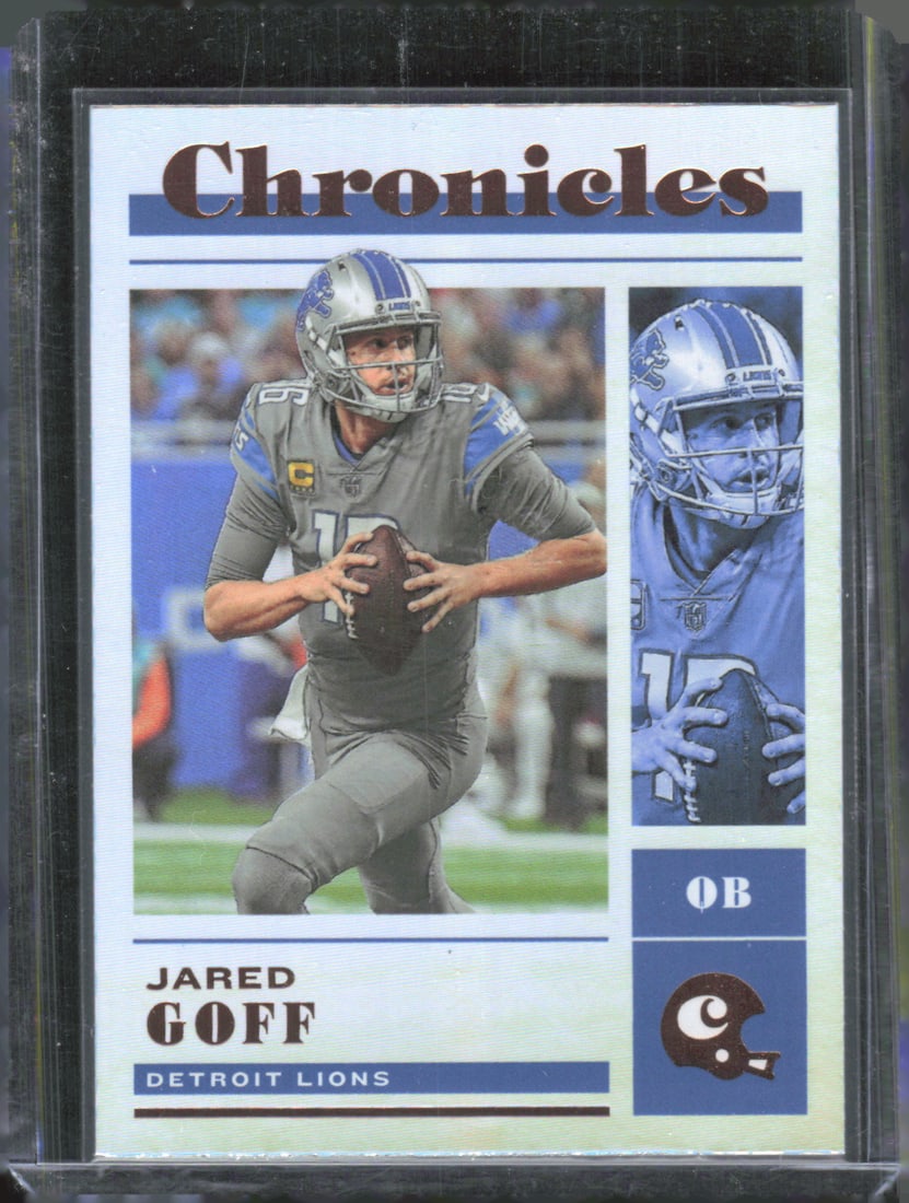 2022 Panini Chronicles #22 Jared Goff Silver Prizm (1 of 2)