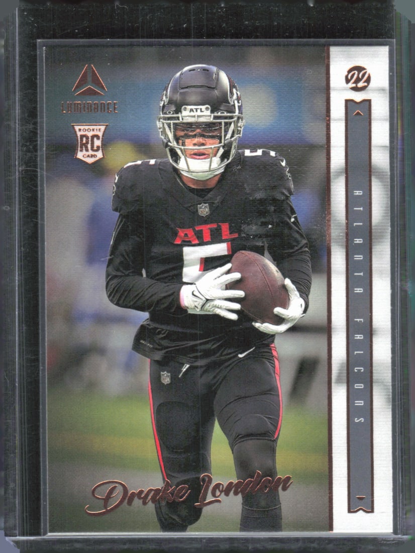2022 Panini Chronicles #203 Drake London Luminance Update Rookies Bronze: 2022 Panini Chronicles #203 Drake London Luminance Update Rookies Bronze