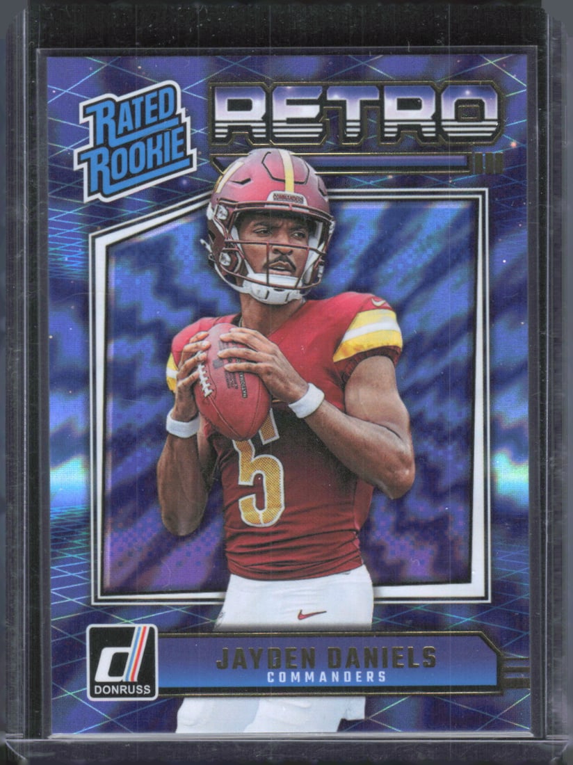 Jayden Daniels Rated Rookie Retro Series #11 2024 Panini Donruss (1 of 2)