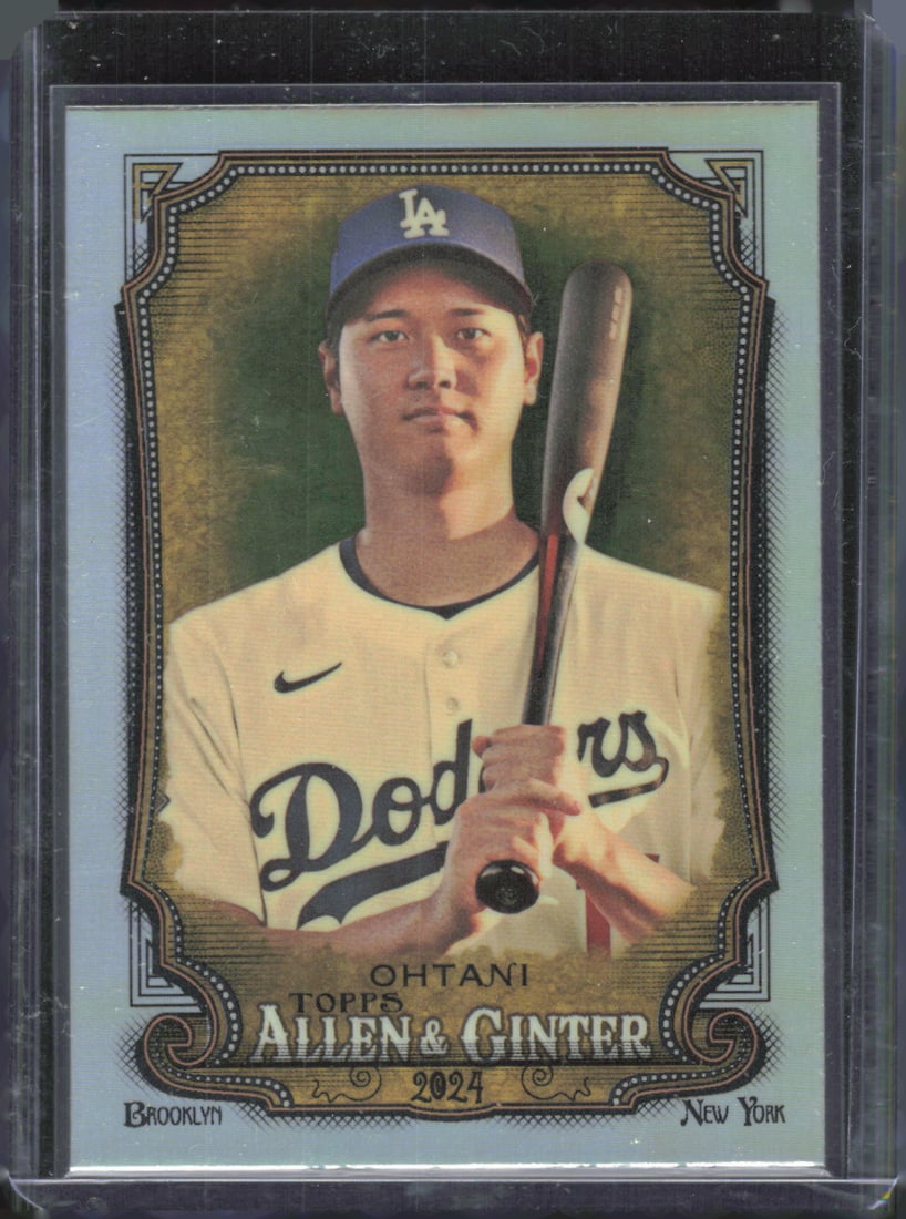 2024 Topps Allen & Ginter #97 Shohei Ohtani Chrome: 2024 Topps Allen & Ginter #97 Shohei Ohtani Chrome