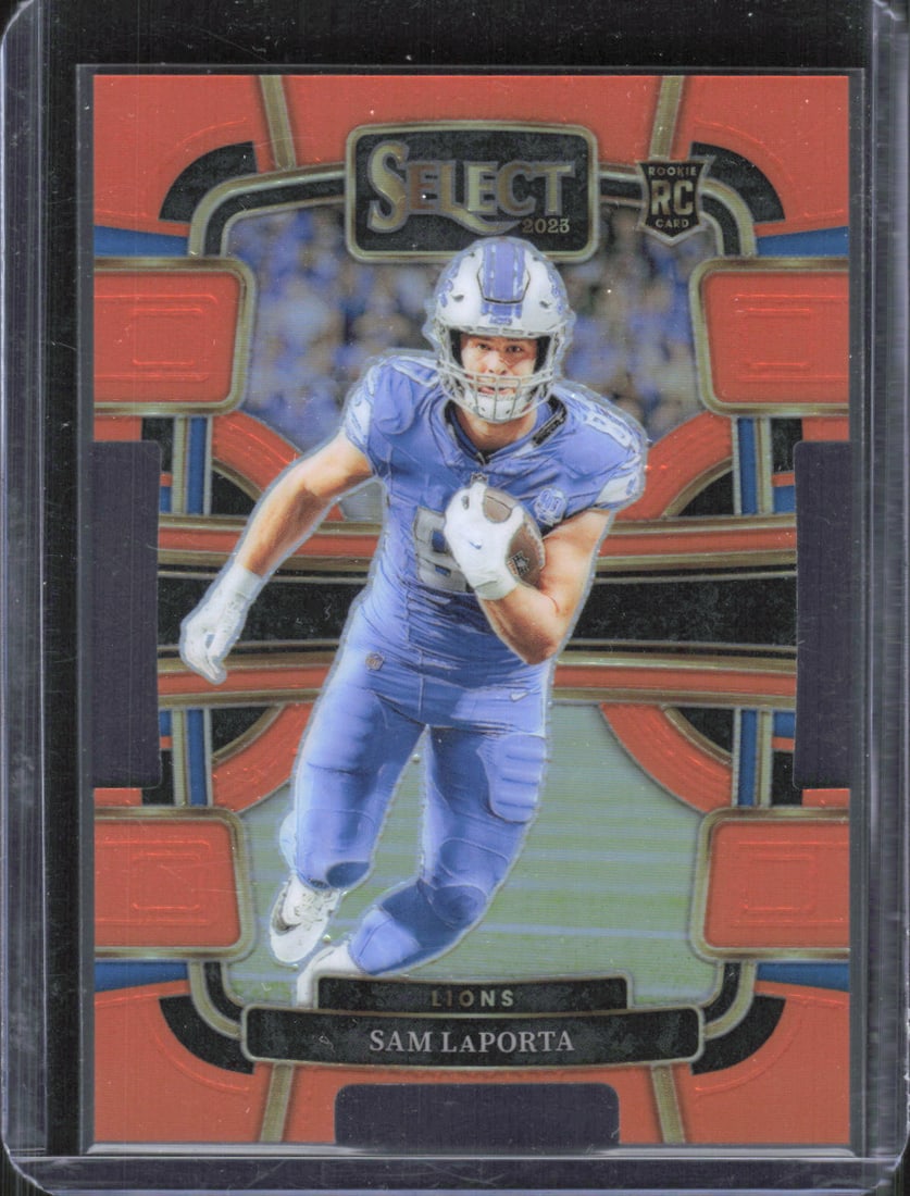 Sam LaPorta Rookie Card Orange Die-Cut Prizm /499 2023 Panini Select (1 of 2)