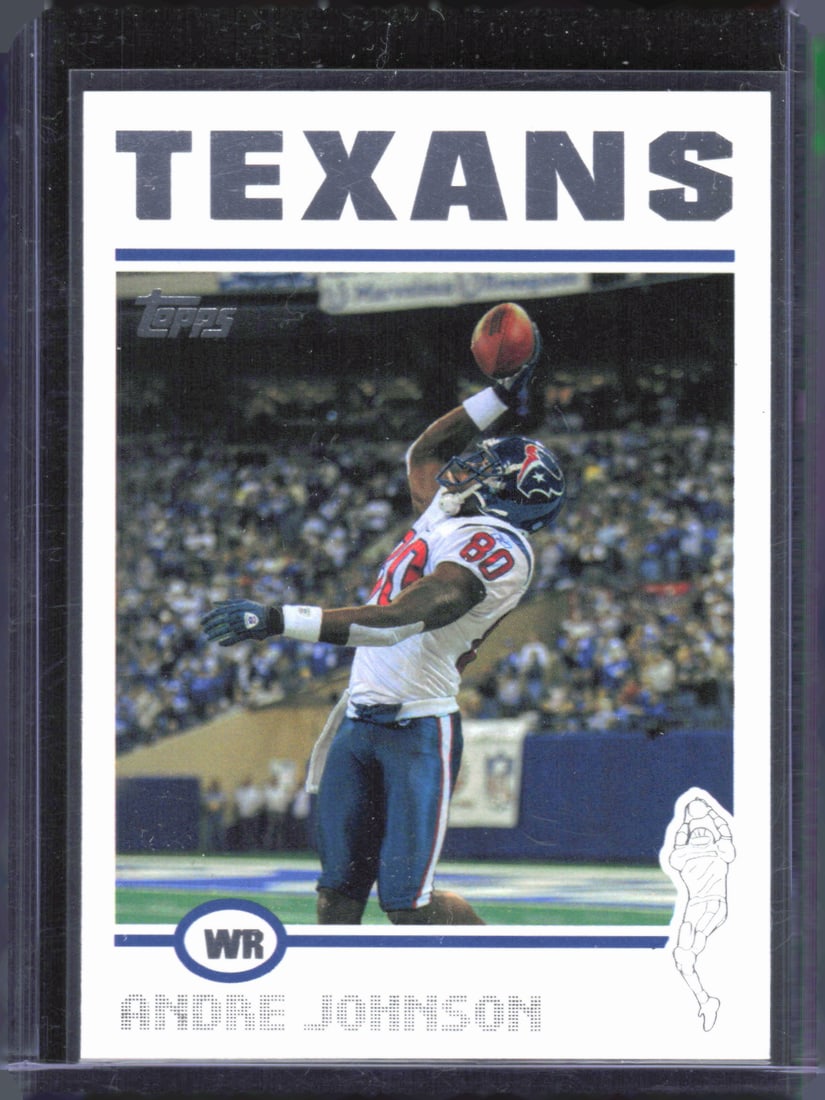 Andre Johnson Rookie Card 2004 Topps #60 Houston Texans (1 of 2)