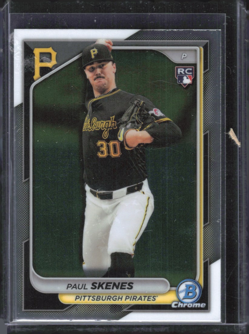 Paul Skenes Rookie Card 2024 Bowman Chrome #31: Paul Skenes Rookie Card 2024 Bowman Chrome #31