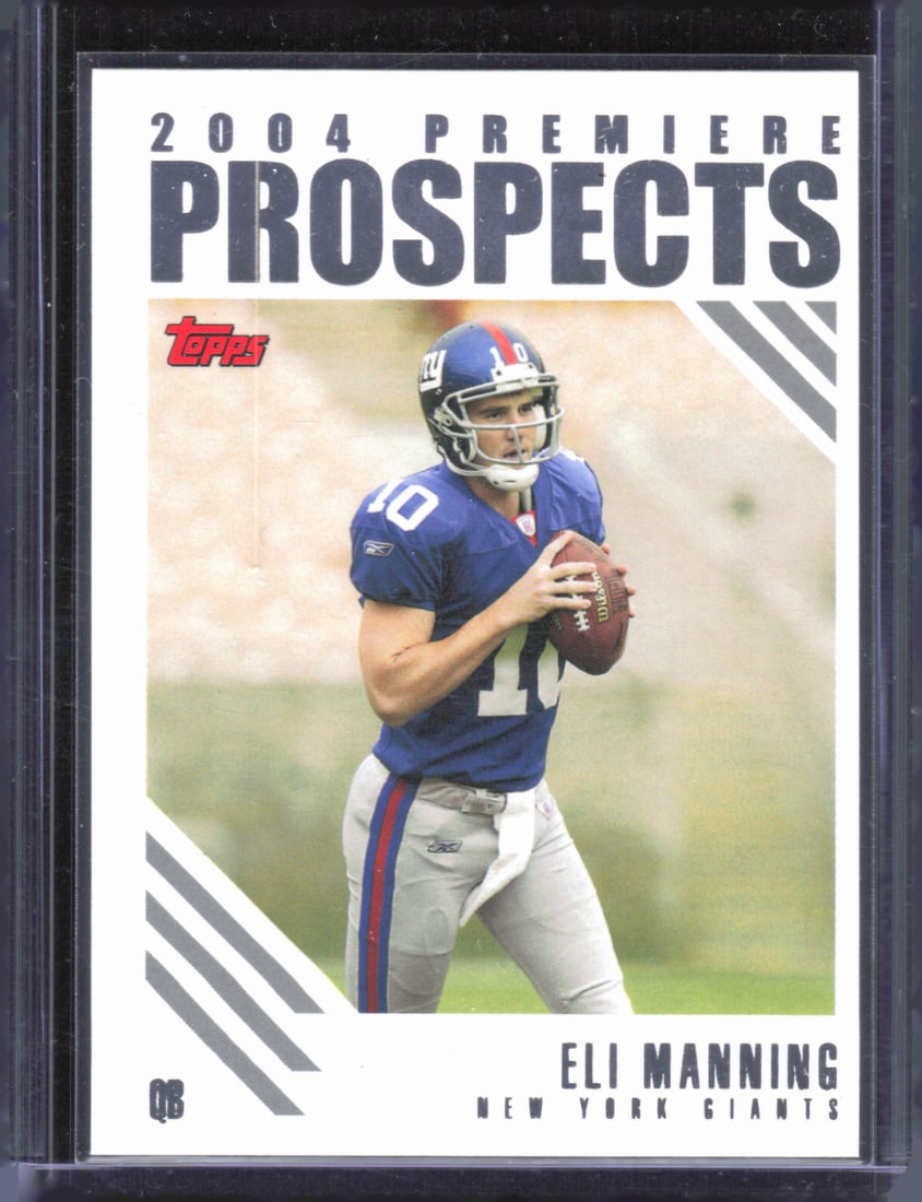 2004 Topps #PP5 Eli Manning Premiere Prospects RC (1 of 2)