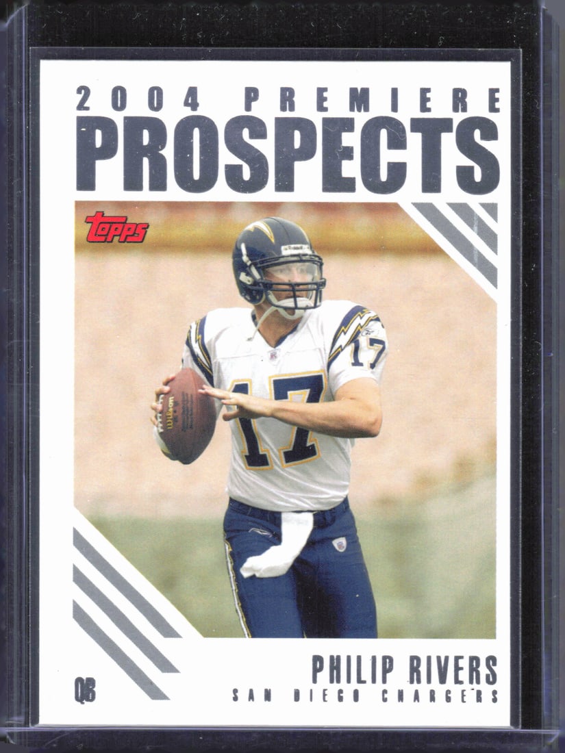 2004 Topps #PP15 Philip Rivers Premiere Prospects (1 of 2)