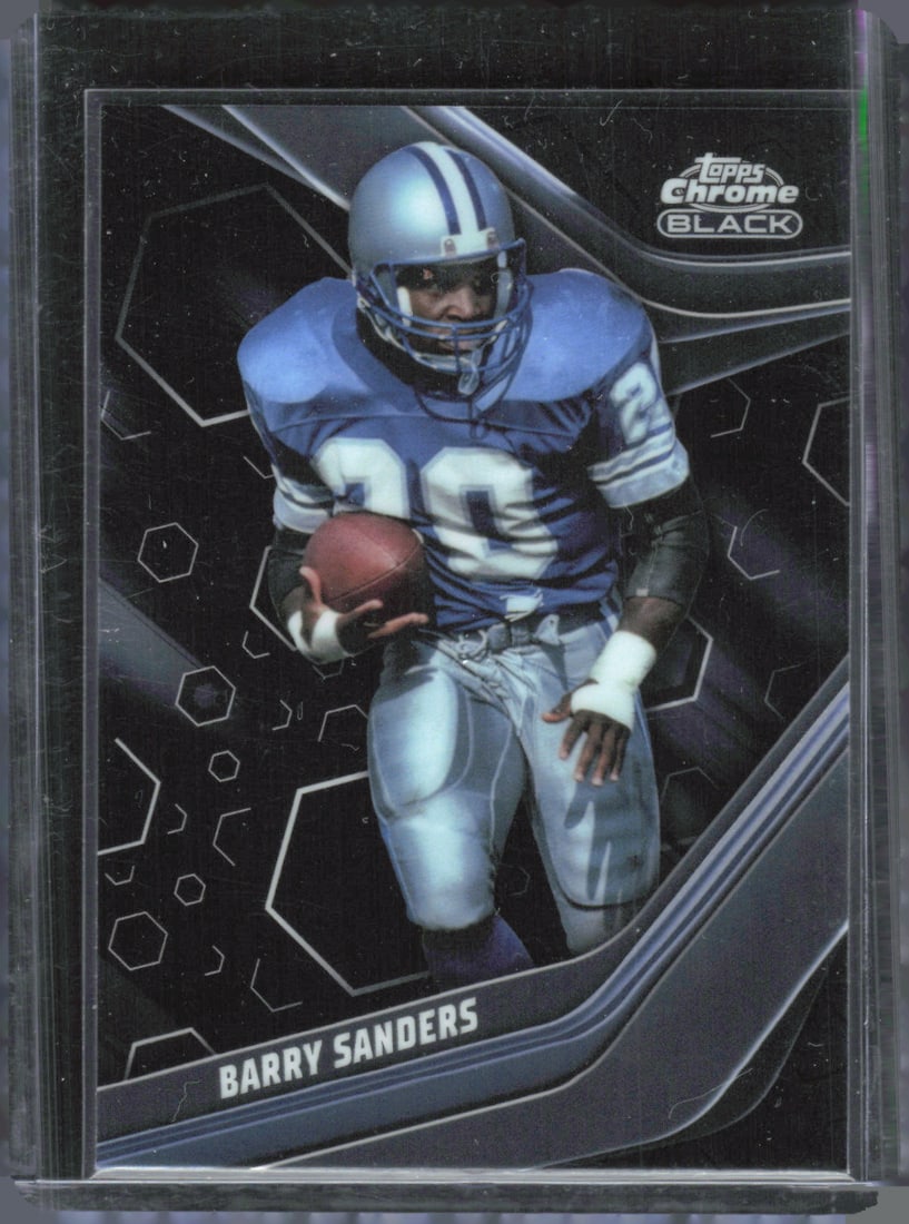 2023 Topps Composite #118 Barry Sanders Topps Chrome Black: 2023 Topps Composite #118 Barry Sanders Topps Chrome Black
