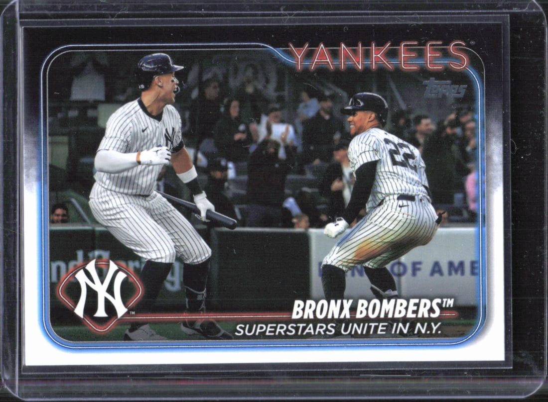 (Aaron Judge / Juan Soto)2024 Topps Update #US181 Bronx Bombers: Superstars Unite in N.Y. (1 of 2)