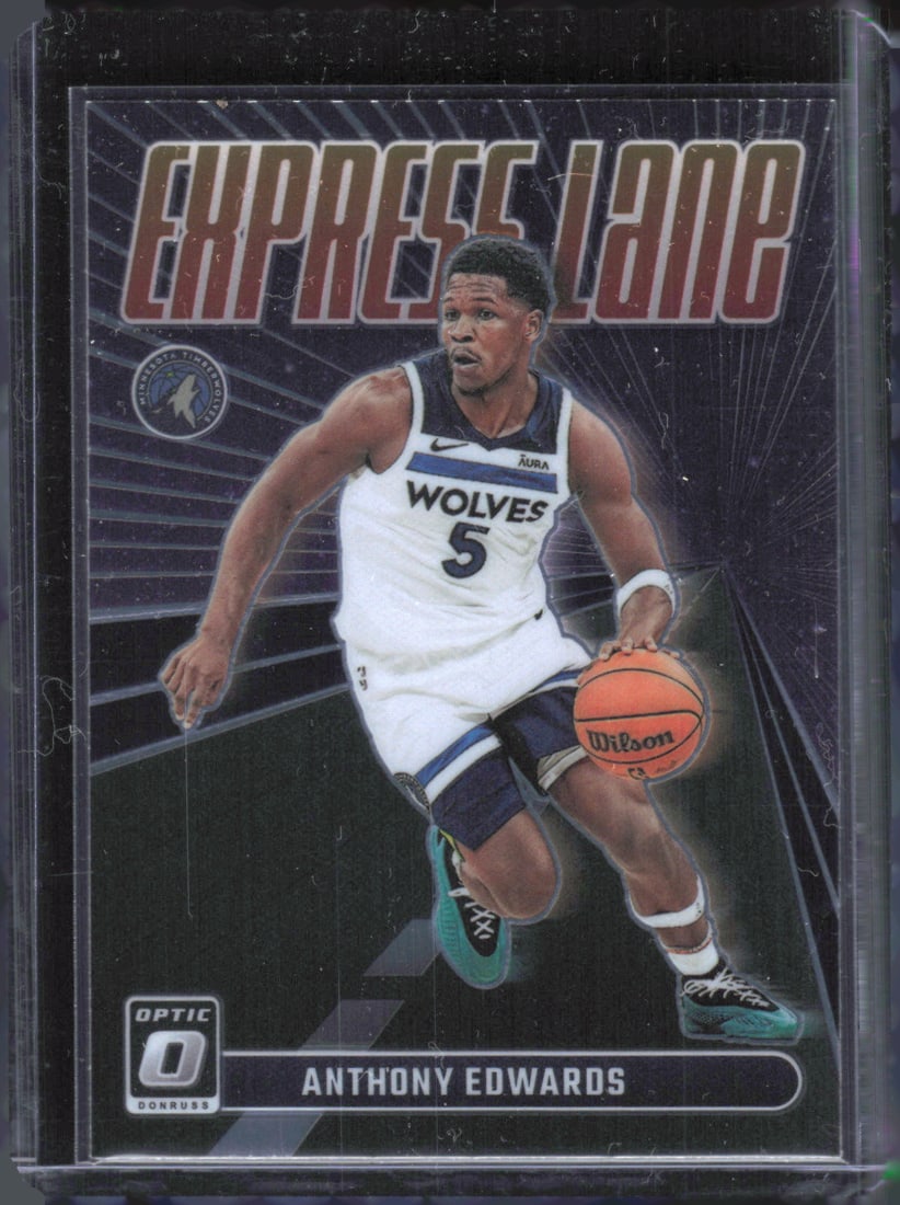 Anthony Edwards 2024 Donruss Optic Express Lane #24 (1 of 2)