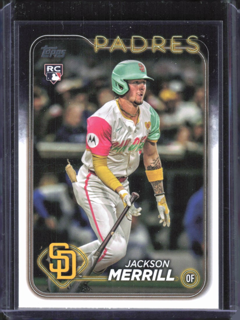 2024 Topps Update #US210 Jackson Merrill Rookie Card: 2024 Topps Update #US210 Jackson Merrill Rookie Card