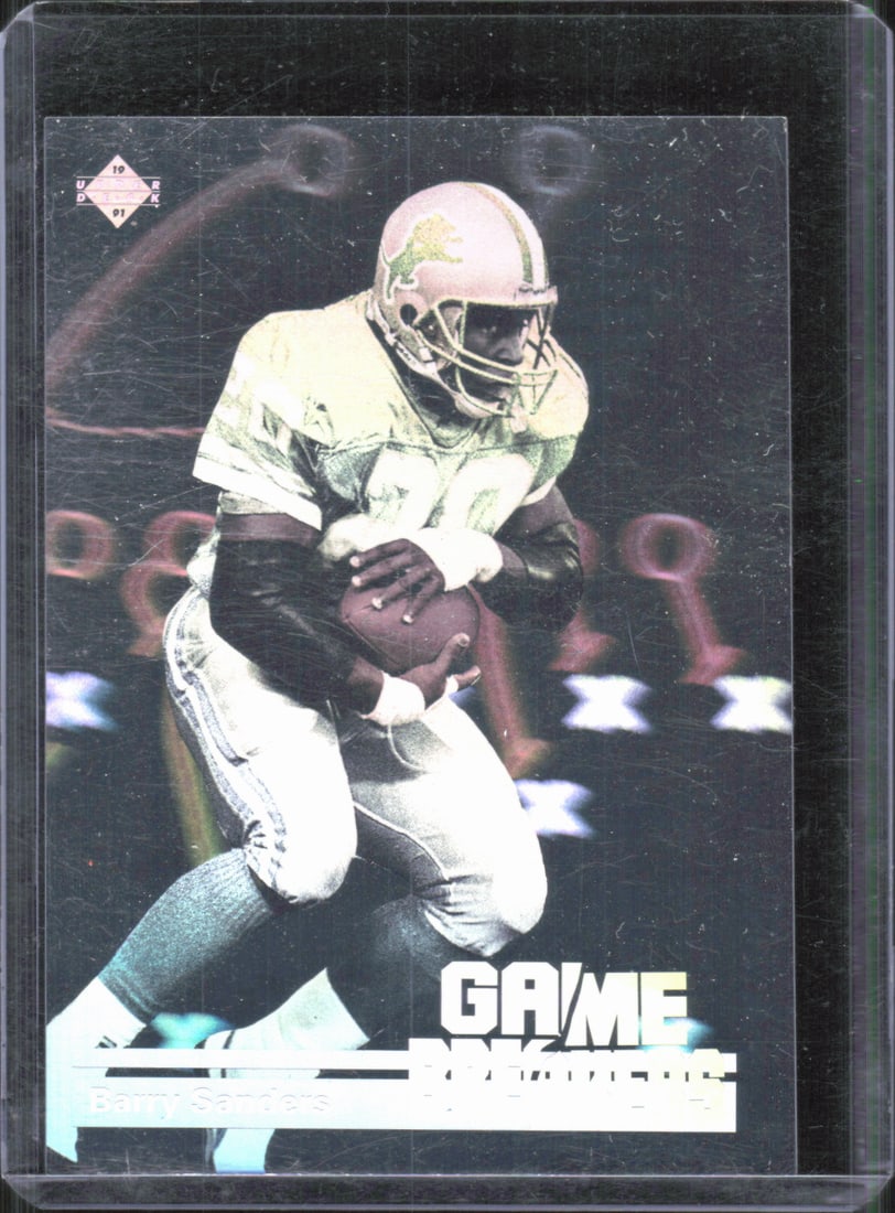 1991 Upper Deck #GB1 Barry Sanders Game Breakers (1 of 2)