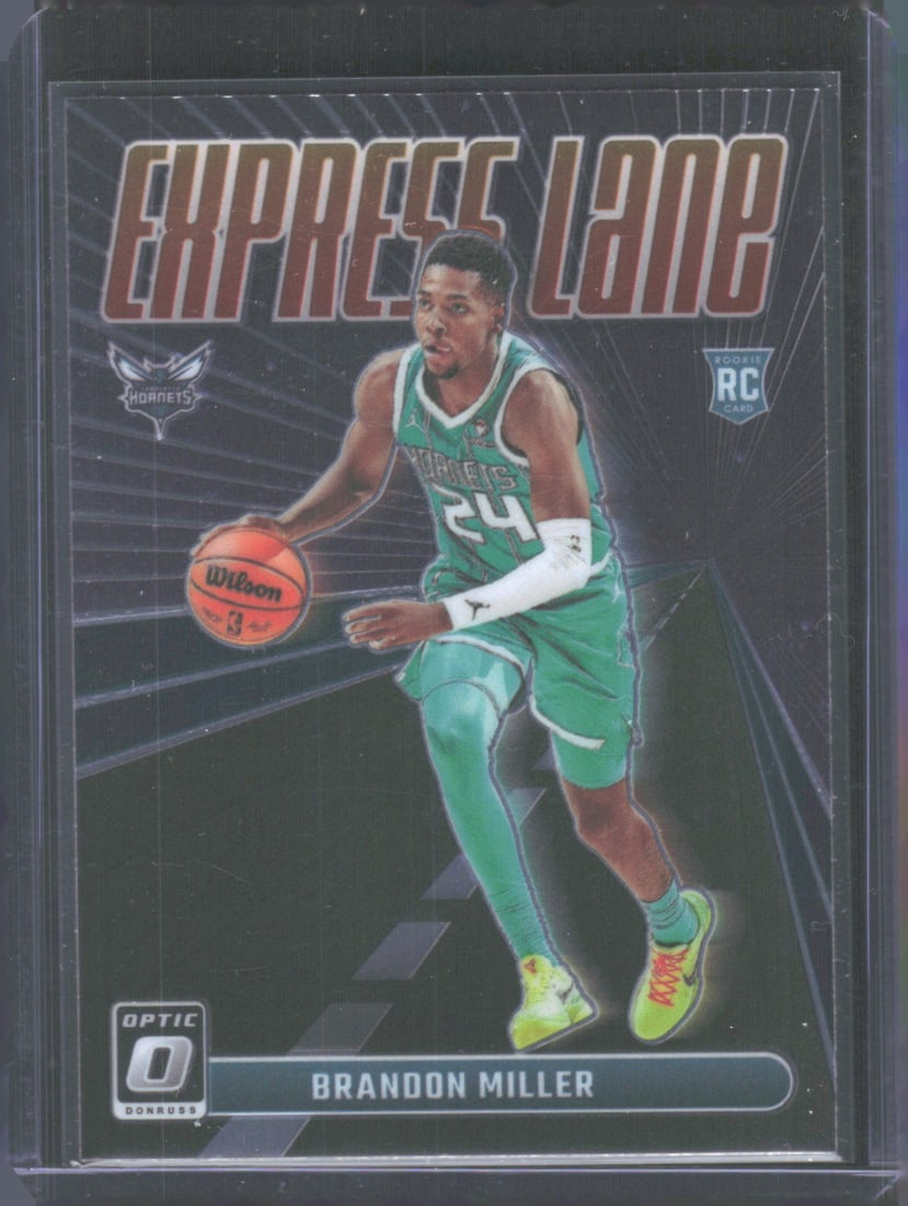 2023-24 Donruss Optic #3 Brandon Miller Express Lane: 2023-24 Donruss Optic #3 Brandon Miller Express Lane