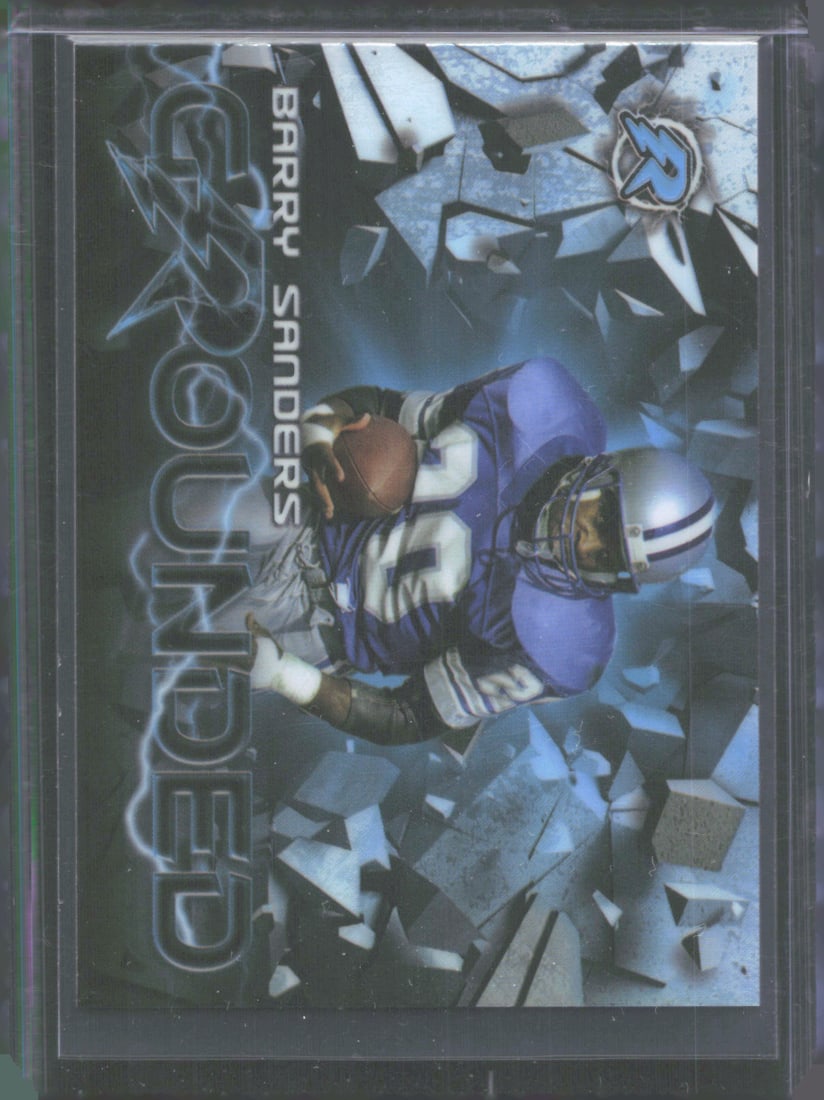 2023 Topps Composite #RG-6 Barry Sanders Resurgence Grounded Refractor: 2023 Topps Composite #RG-6 Barry Sanders Resurgence Grounded Refractor