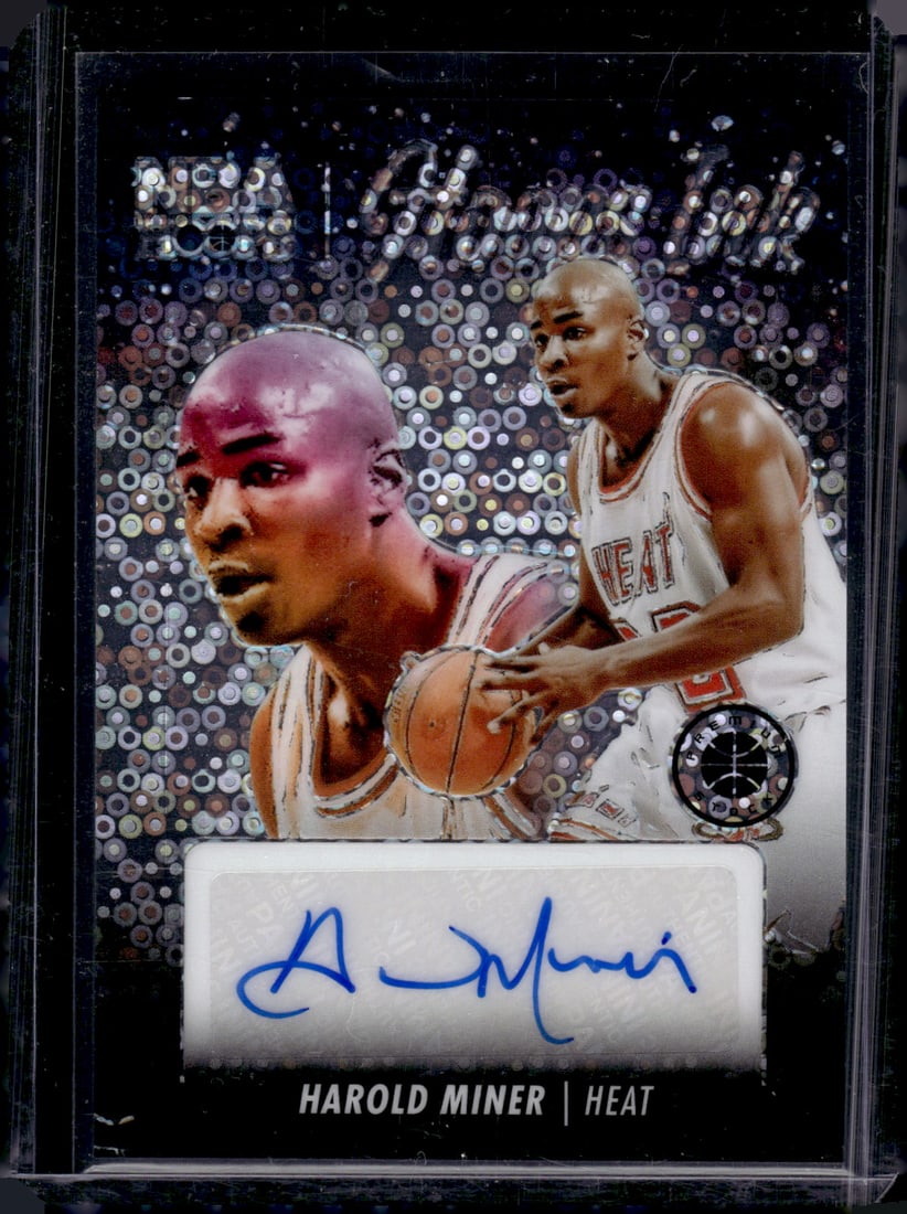 Harold Miner Disco Prizm Auto 2023-24 Panini Premium Stock #HI-MNR: Harold Miner Disco Prizm Auto 2023-24 Panini Premium Stock #HI-MNR